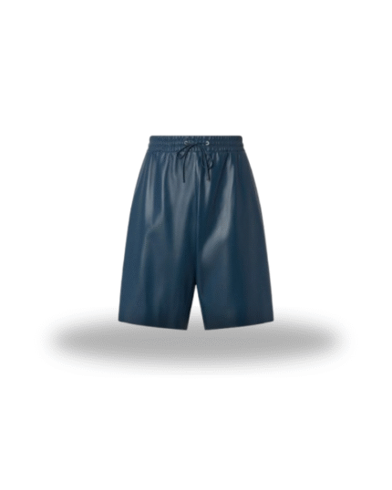 Leer Shorts in semi-gloss nappa leather