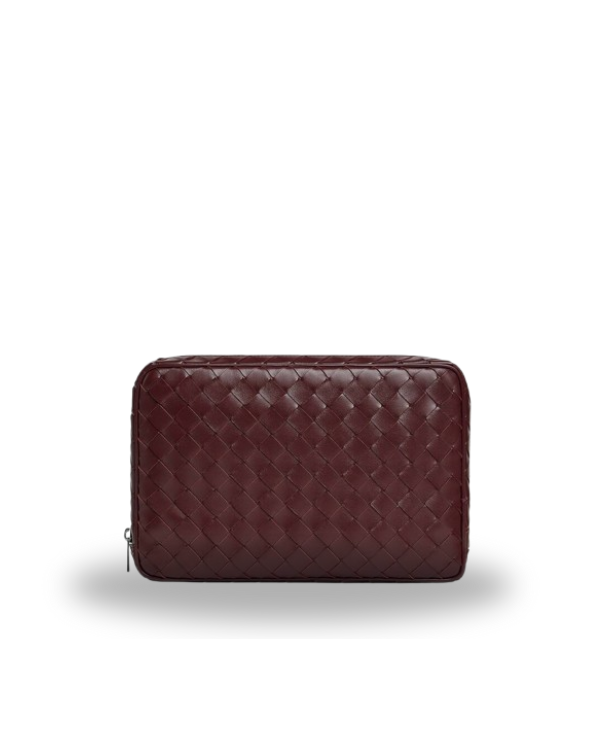 Untitled design (4) Intrecciato Large Zipped Organizing Pouch - Image 1