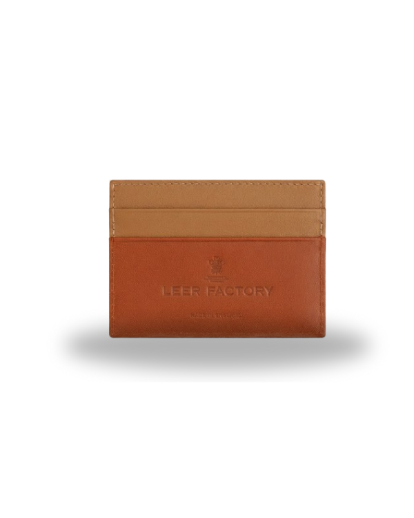 Untitled design (9) TAN LEATHER CARD CASE - Image 1